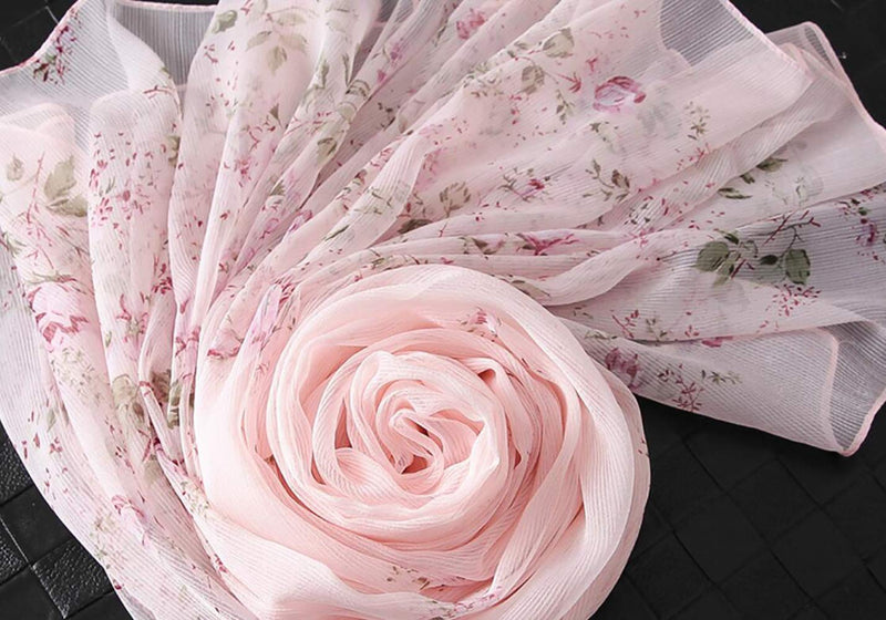 [Australia] - Women Scarf Silk Feeling Large Square Head Scarves Lightweight Neckerchief Wraps Smooth Fashion 70.9*59.1IN Pink Blue 