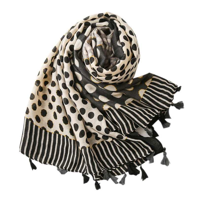 [Australia] - FAIRYGATE Scarf Women Long Floral Pattern Soft Flower Lightweight Oversized Scarves & Wraps for All Season Spring Summer Fall Winter 180 x 85 CM 33226 