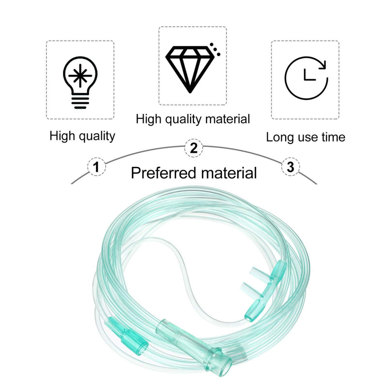 [Australia] - Artibetter 6pcs 2 Meters Soft Oxygen Nasal Cannula Nasal Oxygen Cannula Nasal Cannulae Oxygen Accessories Green 