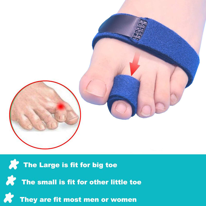 [Australia] - Footsihome Trigger Finger Splints and Mallet Finger Splints, Finger Support Protector for Adjustable Finger Immobilizer for Basketball Finger Joint Protection-Blue 