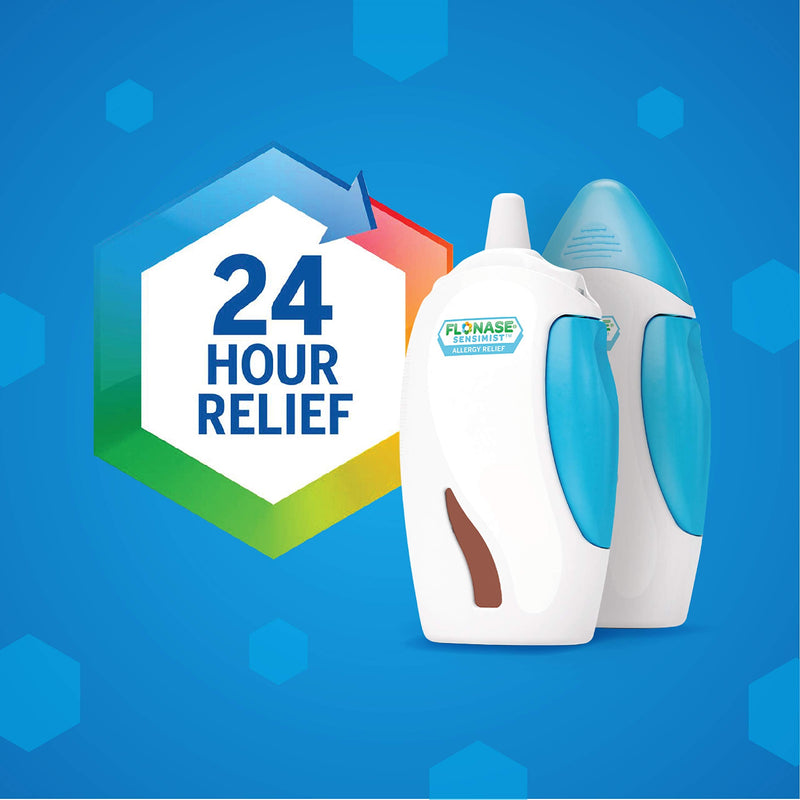 [Australia] - Flonase Sensimist Allergy Relief Nasal Spray Non Drowsy Allergy Medication, Gentle Mist - 12 Sprays Adult Pack 