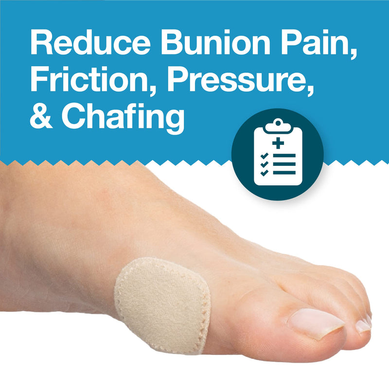 [Australia] - ZenToes Premium Bunion Pads - Non-Stick Center, Waterproof and Odor Resistant Cushions, Prevents Friction and Pressure (48 Count) 48 Pack 