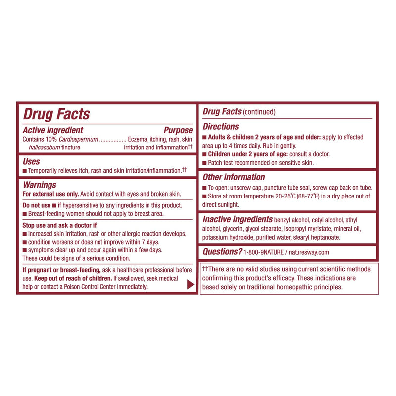 [Australia] - Boericke & Tafel Florasone Itch & Rash Relief Cream, 1 Ounce 