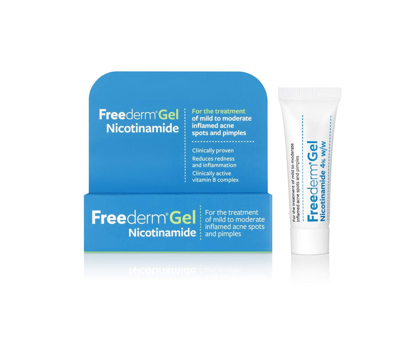 [Australia] - Freederm Gel for Mild to Moderate Acne with Nicotinamide, Clinically Proven, Reduces Spot Size, Redness and Inflammation, 10g Tube 