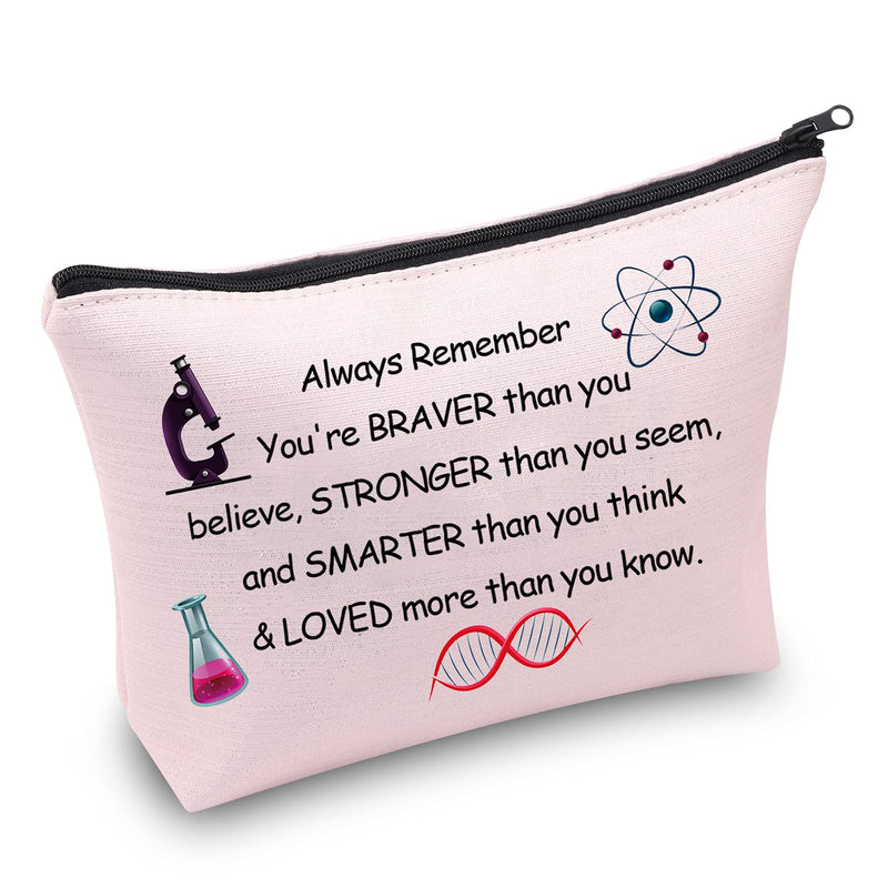 [Australia] - Science Gifts Makeup Bag Chemists Biologist Physicist Teacher Student Gifts Zipper Pouch Cosmetic Bag Travel Bag Toiletry Organizer Science Bag 