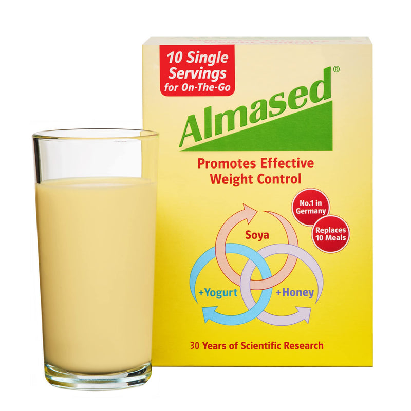 [Australia] - Almased - SOYA, Yogurt and Honey Meal Replacement for Weight Control, 500 g 10 Count (Pack of 1) 