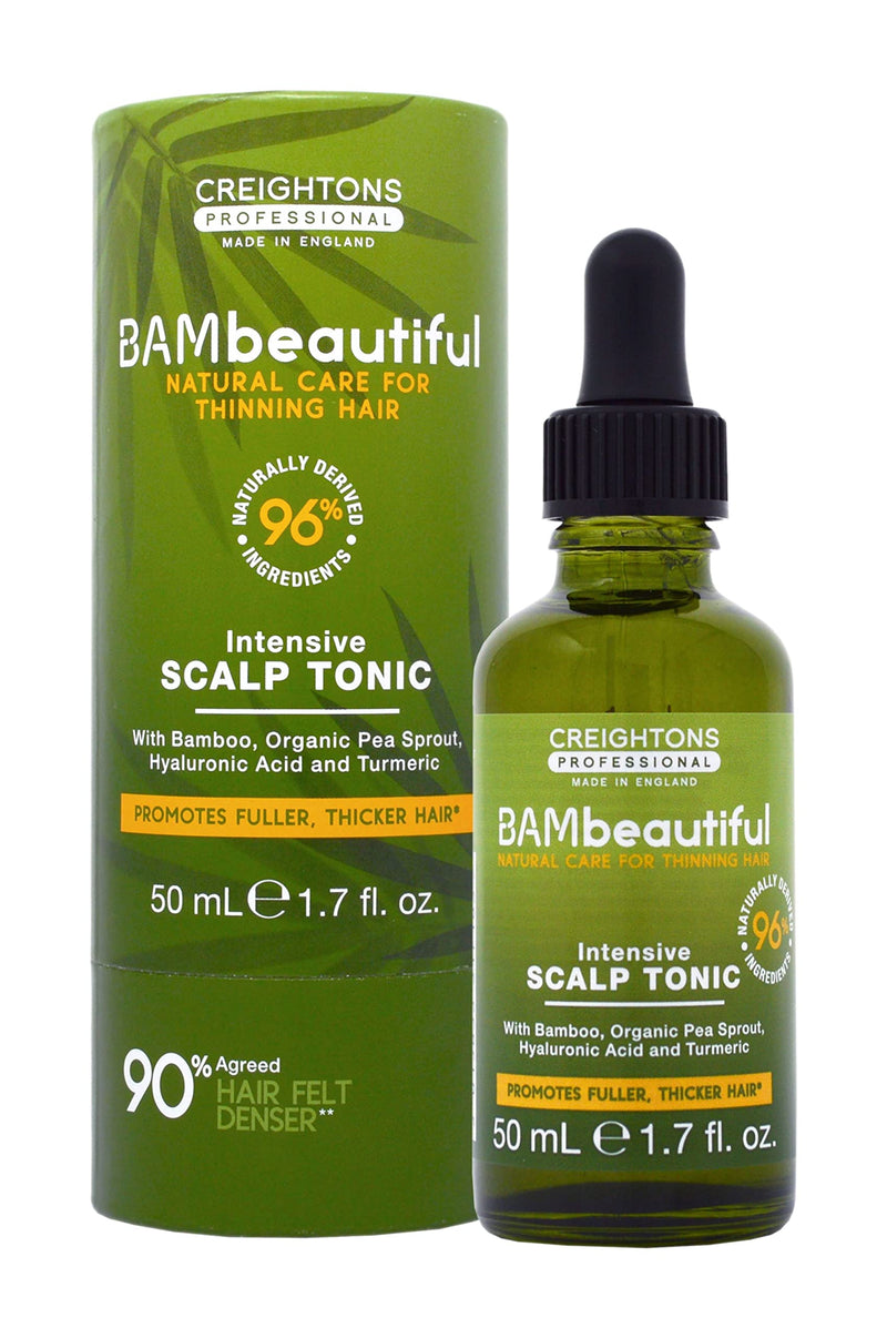 [Australia] - BAMBEAUTIFUL Intensive Scalp Tonic (50ml) – Multi Award Winning Scalp Tonic. Proven to help with the reduction of hair loss & promote thicker, denser hair in 90 days. 50 ml (Pack of 1) 