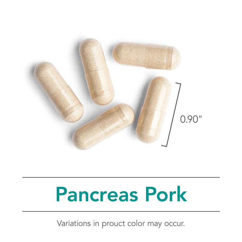 [Australia] - NutriCology Pancreas Pork - Natural Glandular, Digestive Support, Enzymes - 60 Vegicaps 
