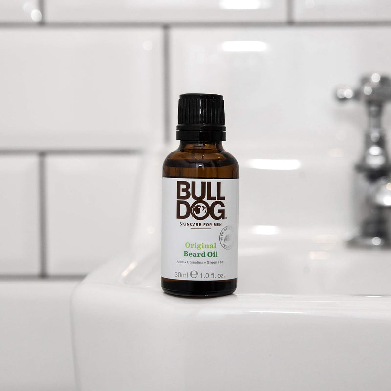 [Australia] - Bulldog Mens Skincare and Grooming Original Beard Oil for Men with Aloe, Camelina & Green Tea, 1 Fl. Oz. 