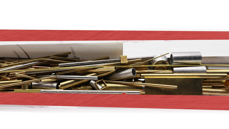 [Australia] - K&S 3408 Metal Cut-Offs, Assortment of Brass, Copper, Aluminum, & Stainless Steel, Made in The USA Misc. Metal 
