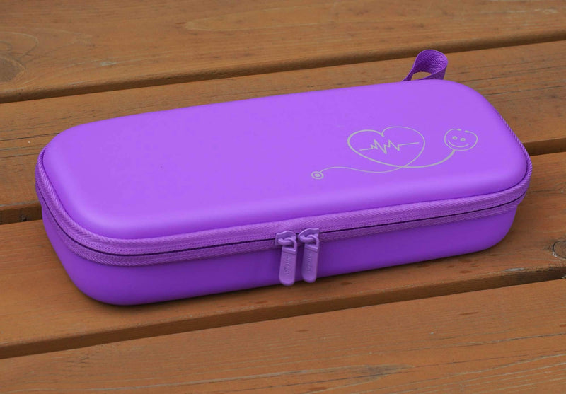 [Australia] - ButterFox Premium Stethoscope Case with Divider and ID Slot for 3M Littmann Classic III, Cardiology IV Diagnostic and More Stethoscopes with Pocket for Nurse Accessories (Purple) Purple 