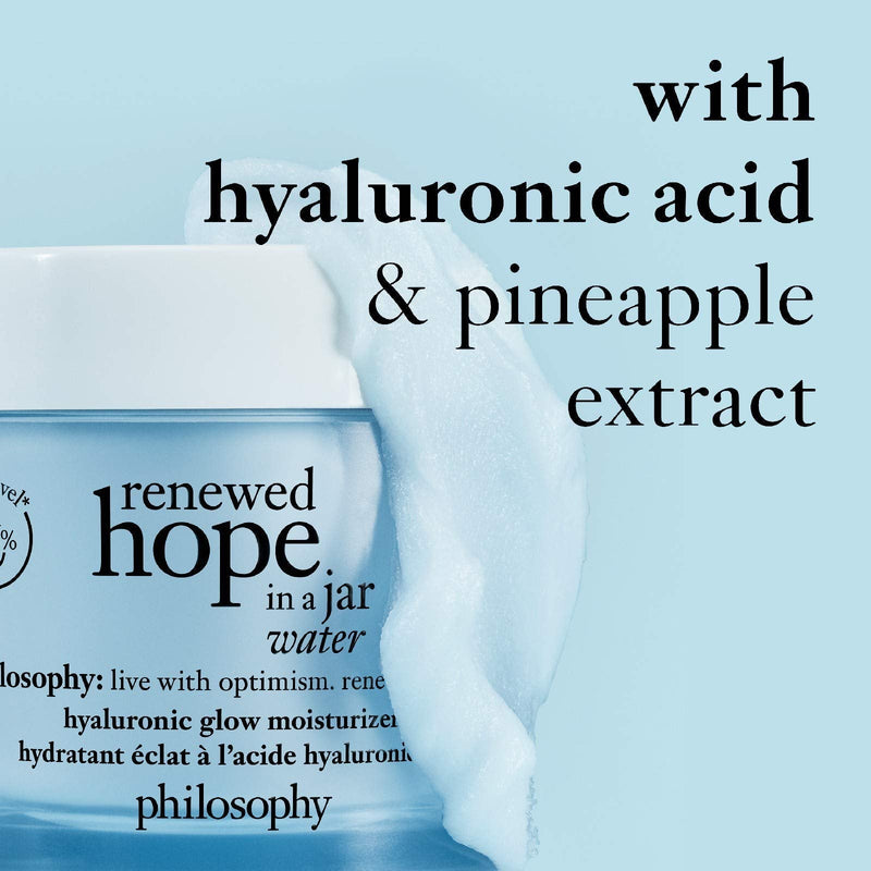 [Australia] - philosophy renewed hope in a jar water cream 60ml | moisturiser with hyaluronic acid 