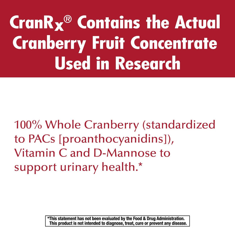 [Australia] - Nature's Way Cranrx Gummies Urinary Health Bioactive Cranberry D-Mannonse Vitamin C, 50 Count 