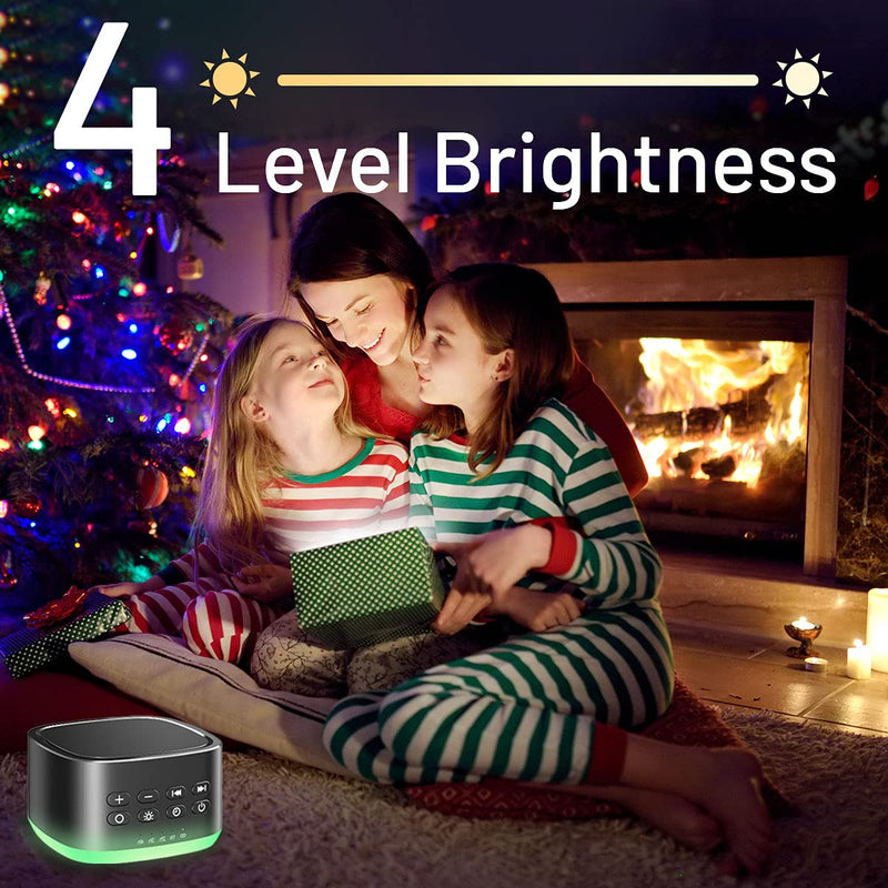 [Australia] - Magicteam White Noise Machine 10 Colors Lights and 25 Soothing Sounds Sleep Sound Machine with 5 Timers with Memory Feature Portable Sound Machine for Baby Adults. 
