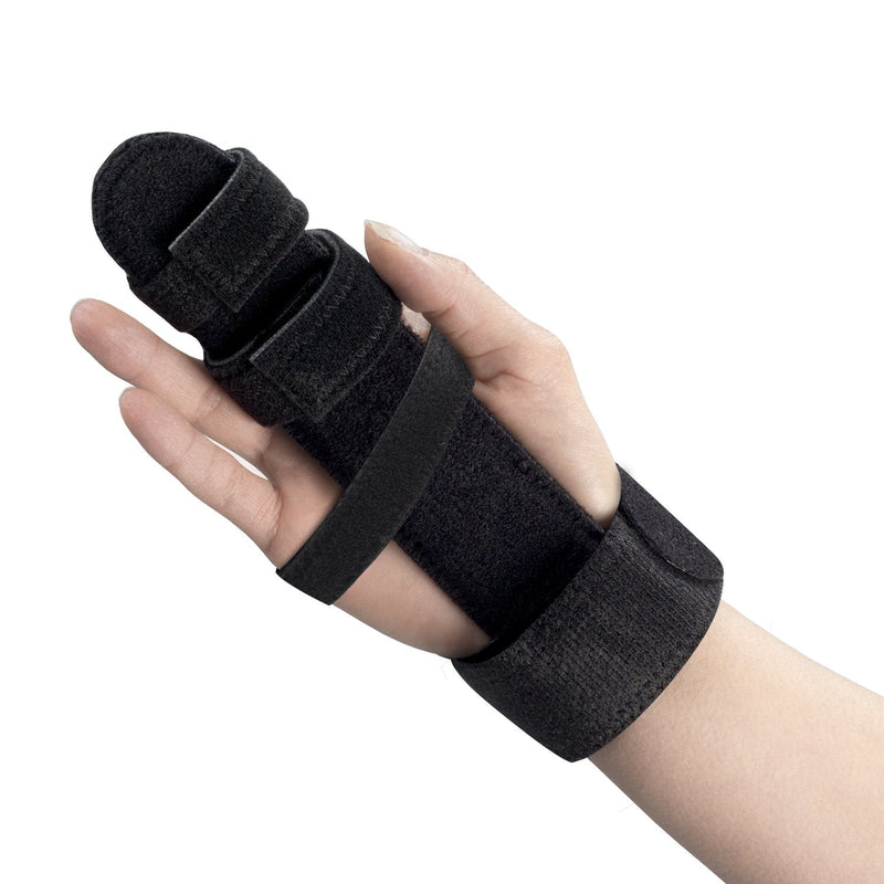 [Australia] - OTC Finger immobilizer Hand Splint, fracure Recovery Support, Small Black 