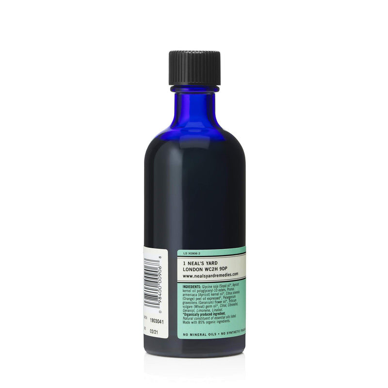 [Australia] - Neal's Yard Remedies Geranium & Orange Bath Oil | Energise Body & Mind W/ Uplifting Scents | 100ml 