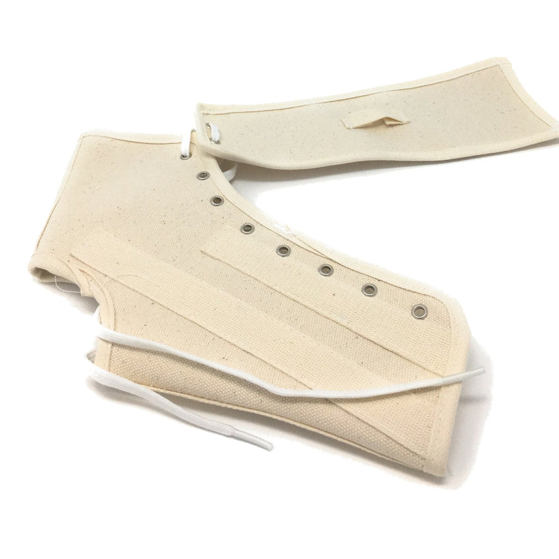 [Australia] - OTC Ankle Splint, Canvas Lace-Up, Rigid Metal Stays, Large 