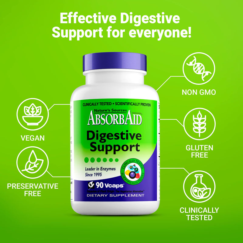 [Australia] - Nature's Sources AbsorbAid Digestive Support - 90 Vcaps 