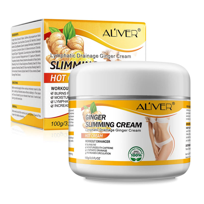 [Australia] - Ginger Slimming Cream, Anti Cellulite Cream, Ginger Fat Burning Weight Loss Full Body Slimming Cream Gel, Fat Burning Cream for Belly, Perfect for Cellulite, Soothing, Relaxing, Tightening & Slimming 
