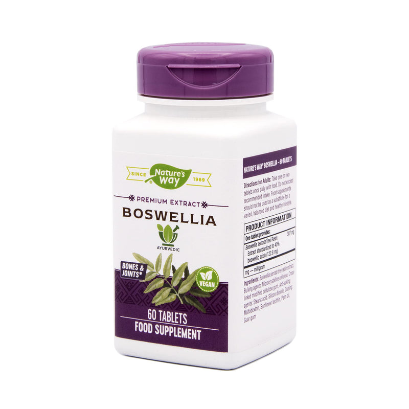 [Australia] - Nature's Way Boswellia Premium Extract - Helps to Keep Joints Flexible and Comfortable - Suitable for Vegetarians and Vegans - 60 Tablets 