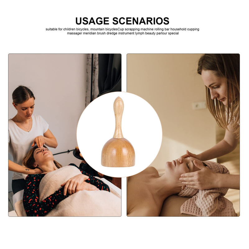 [Australia] - FOMIYES Wooden Handheld Massage Cup Wooden Swedish Cup Anti- Cellulite Lymphatic Drainage Massage Tool Maderotherapy Wood Therapy Trigger Point Release for Men Women 
