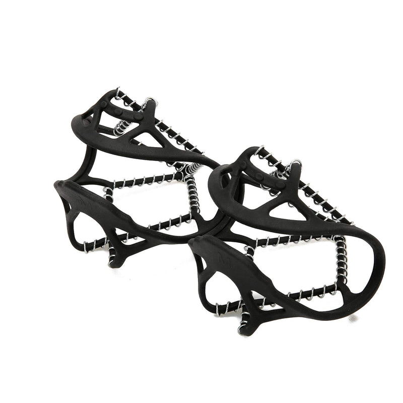 [Australia] - Crampons Ice Cleats for Hiking Boots and Shoes, Anti Slip Walk Traction Cleats, Snow Ice Grippers Spikes and Grips Large (Shoe Size: W 13-15/M 11.5-13.5) 