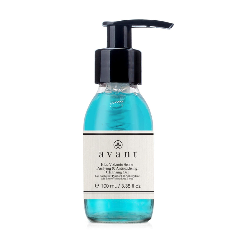 [Australia] - Avant | Purifying Cleanser Gel | Contributes to Smooth Skin, Protect Against Free Radicals & Works Against Hyperpigmentation | Blue Volcanic Stone Purifying Antioxydising Cleansing Gel | 1x 100ml 