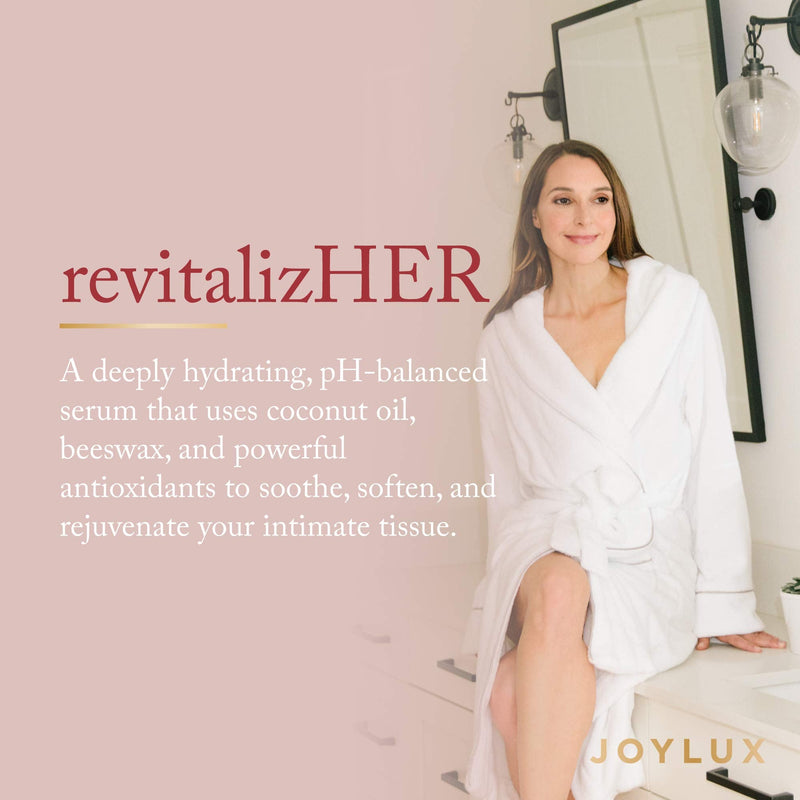 [Australia] - Joylux | revitalizHER | Vaginal Moisturizer | pH Balance | Antioxidant Serum with Coconut Oil and Beeswax | pH Balance for Women | Intimate Care 