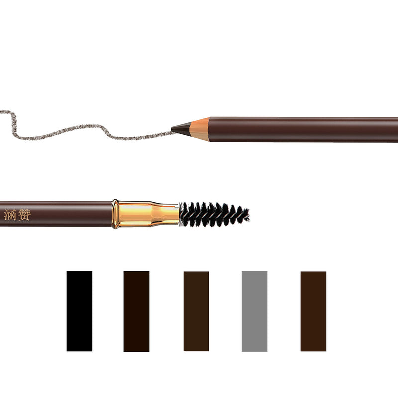 [Australia] - Eyebrow Pencil Longlasting Waterproof Durable Automaric Liner Eyebrow 5 Colors to Choose (1# Black) 1# Black 