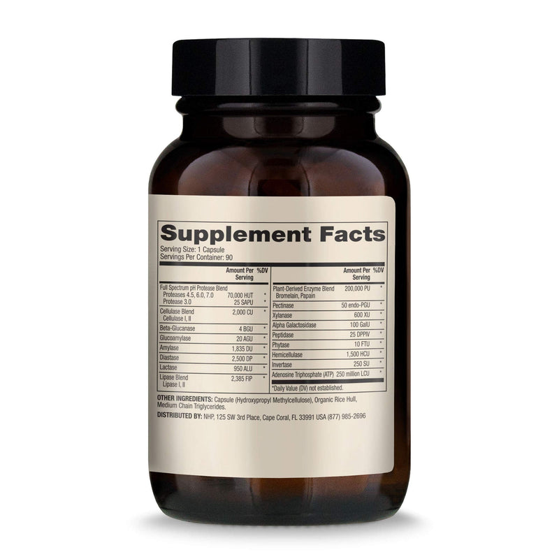 [Australia] - Dr. Mercola, Full Spectrum Enzymes Dietary Supplement, 30 Servings (90 Capsules), Digestive Support, Non GMO, Soy Free, Gluten Free 