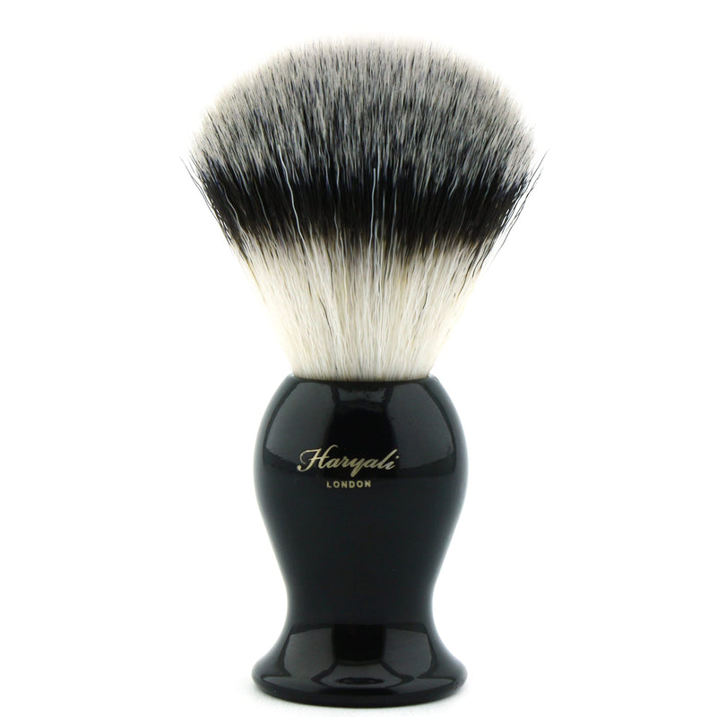 [Australia] - Haryali London Shaving Brush - Shaving Cream Brush - Synthetic Hair Shaving Brush - Mens Shaving Brush - and Womens - Shave Brush for Wet Shaving, Black 