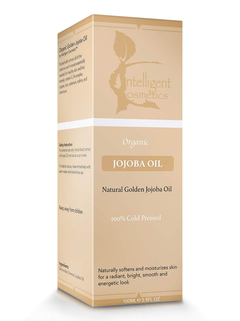 [Australia] - Jojoba Oil Certified Organic - 100% Cold Pressed - Vegan, Extra Virgin, Pure, Unrefined - for Face Skin Body Hair, Known Oil for Sensitive & Acne Prone Skin - Glass Bottle with Pipette 