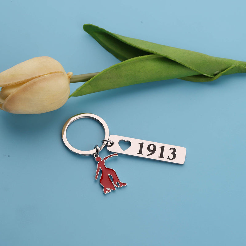 [Australia] - AKTAP Delta Sorority DST 1913 Delta Sigma Theta Paraphernalia Keychain Delta Gift Greek Sorority Gift DST 1913 Keychain 