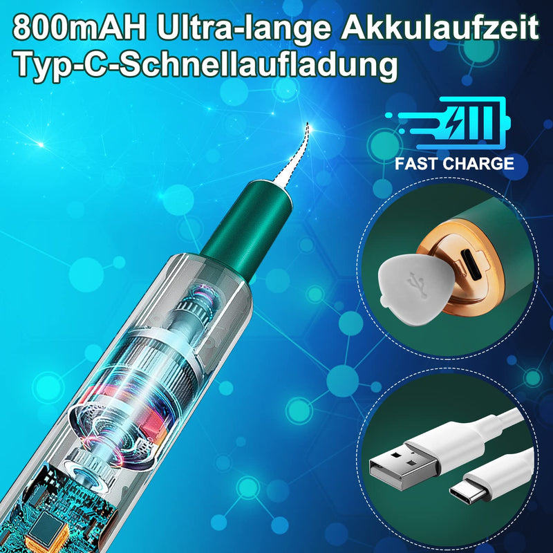 [Australia] - New Electric Teeth Cleaning kit, Remove Teeth Stain Tarter Plaque Calculus with Led 4 Adjustable Modes - 100% Safe Portable Dental Care for Adult & Pets 