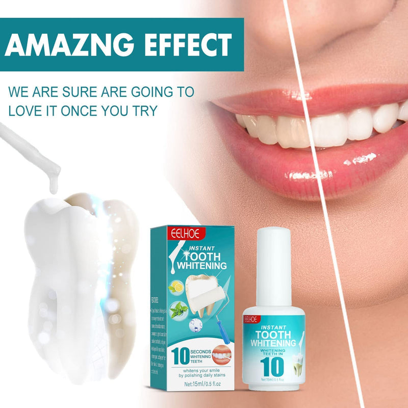 [Australia] - Whitening Tooth Paint, Tooth Polish Uptight White, Instant Whitening Paint for Teeth, Teeth Whitening Essence, Teeth Cleaning Serum for Tooth Polish Whitening Stain Removal (1PCS) 1PCS 