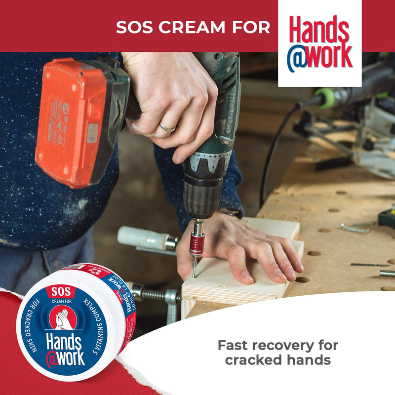 [Australia] - Hands@Work - SOS Hand Cream. A Special 5-vitamins Formula Effectively Restores The Cracked And Extremely Dry Skin Of The Hands At Work - 50 ml 