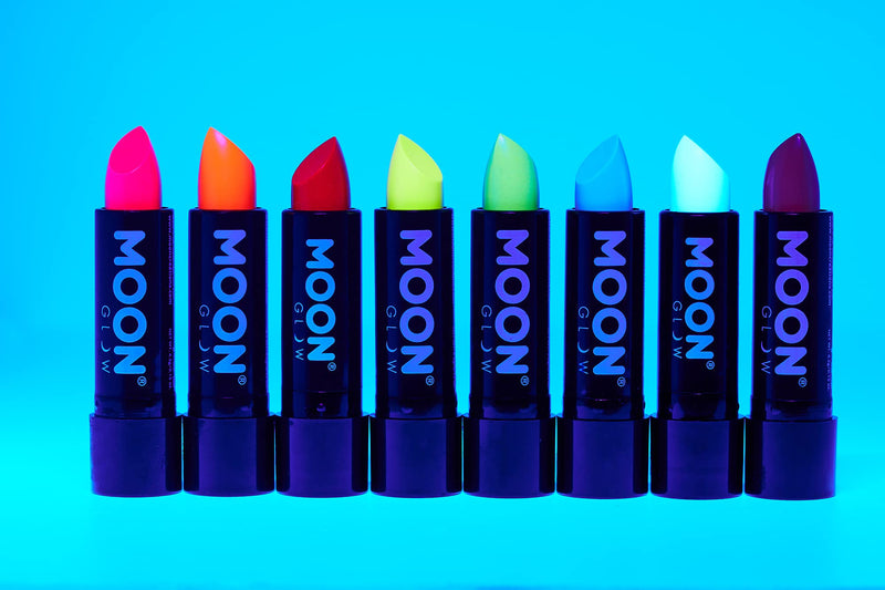 [Australia] - Moon Glow - Blacklight Neon UV Lipstick 0.16oz - Intense Green – Glows Brightly Under Blacklights/UV Lighting! 