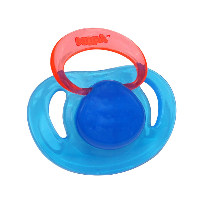 [Australia] - 2Pcs Set of Silicone Orthodontic Dummies with Soft nubs for Newborn Babies BPA-Free and Non-Toxic Suitable for Babies 6-36 Months (Blue) Blue 