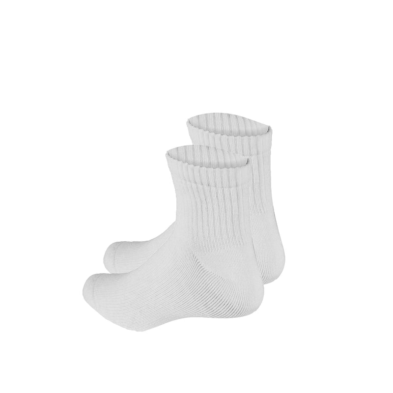 [Australia] - Truform Medical Compression Socks for Men and Women; 8-15 mmHg Ankle Length Low Cut, White, Large 
