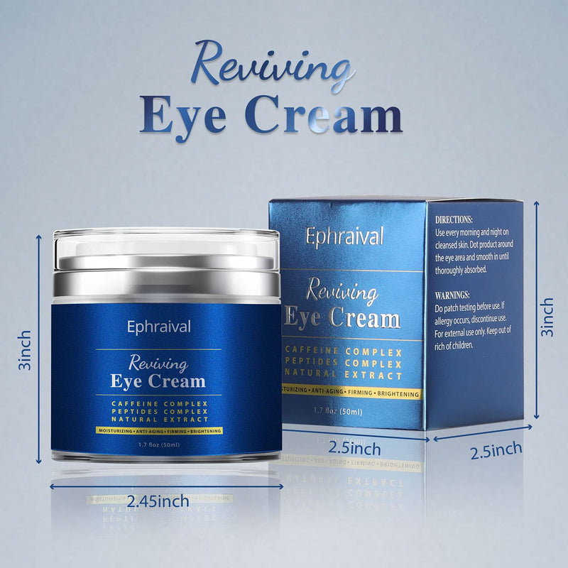 [Australia] - Men's Eye Cream | Anti-aging Caffeine Eye Cream for Men | Brightens, Reduces Puffiness, Dark Circles, and Fine Lines | Hydrating Daily Eye Treatment for Men 