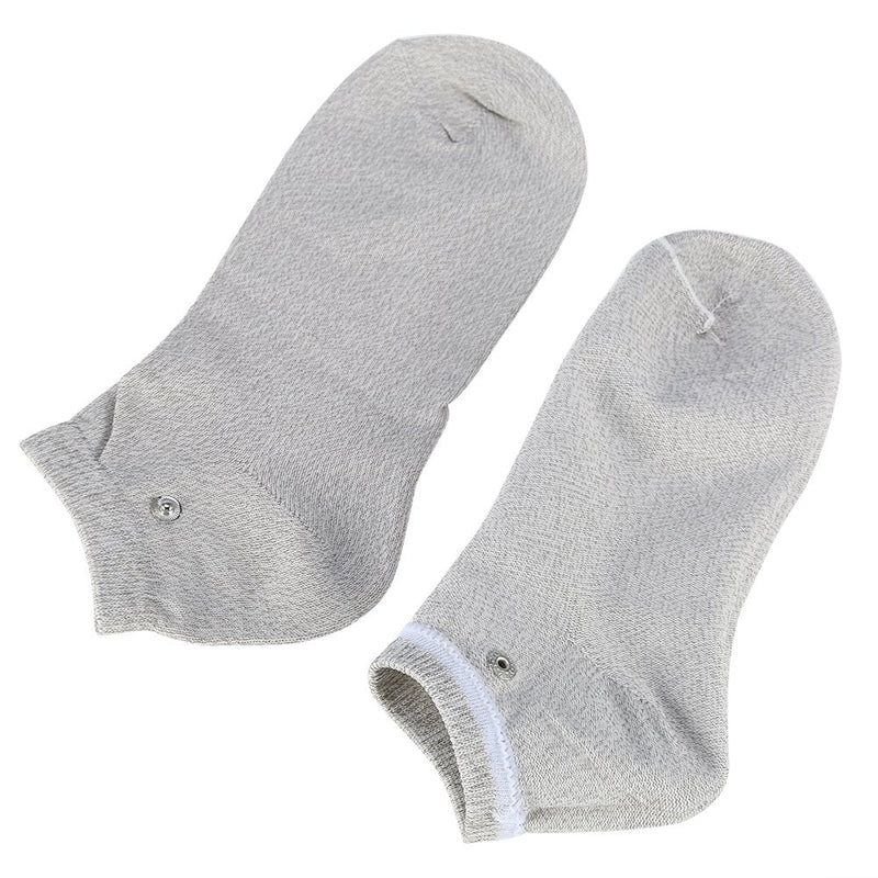 [Australia] - Sock Massager 1 Pair Conductive Socks Massage Socks Physiotherapy Health Care Relieve Foot Fatigue for Tens Machine(Short Type) Short Type 