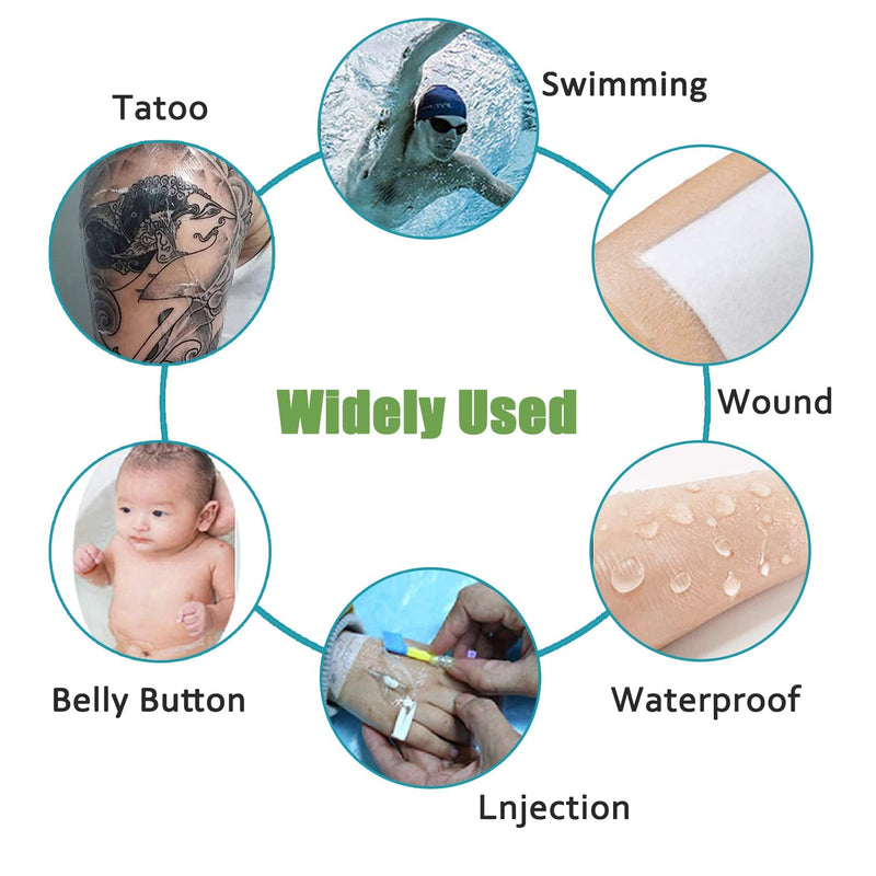 [Australia] - 2Mx15CM Tattoo Aftercare Bandage,Second Skin Adhesive Dressing Tape,Skin Glue,Tattoo Film,Tattoo Wrap Waterproof Wound Antibacterial Transparent Bandage 
