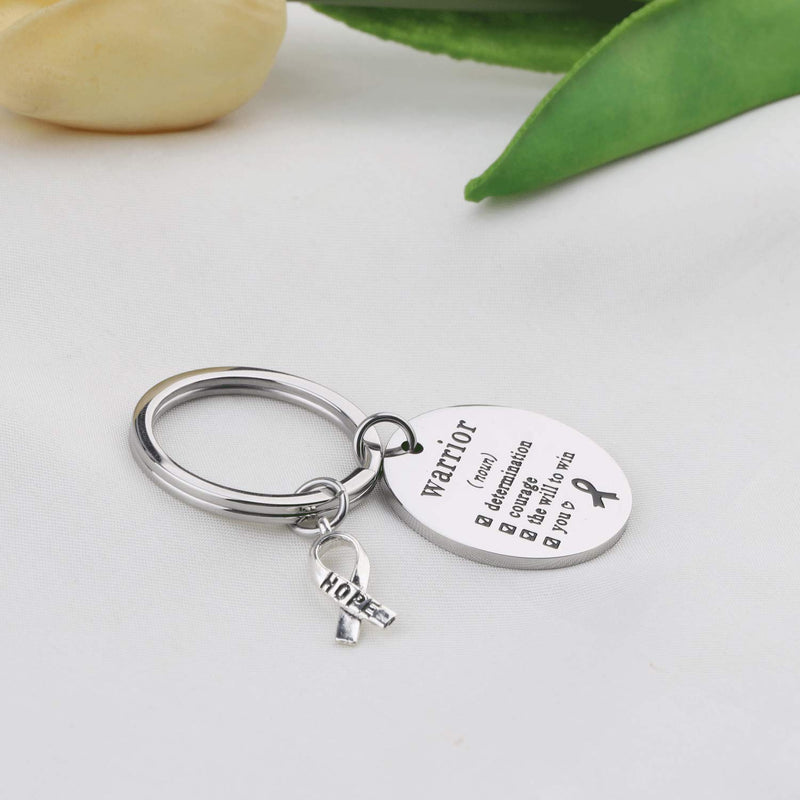 [Australia] - WSNANG Cancer Survivor Gift Warrior Determination Courage The Will to Win Keychain Cancer Fighter Gift Cancer Awareness Gift Survivor Inspirational Hope Gifts warrior keychain 