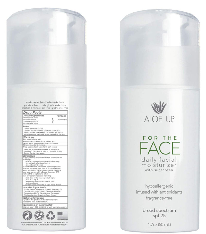 [Australia] - Aloe Up For The Face SPF 25 Daily Facial Moisturizer 