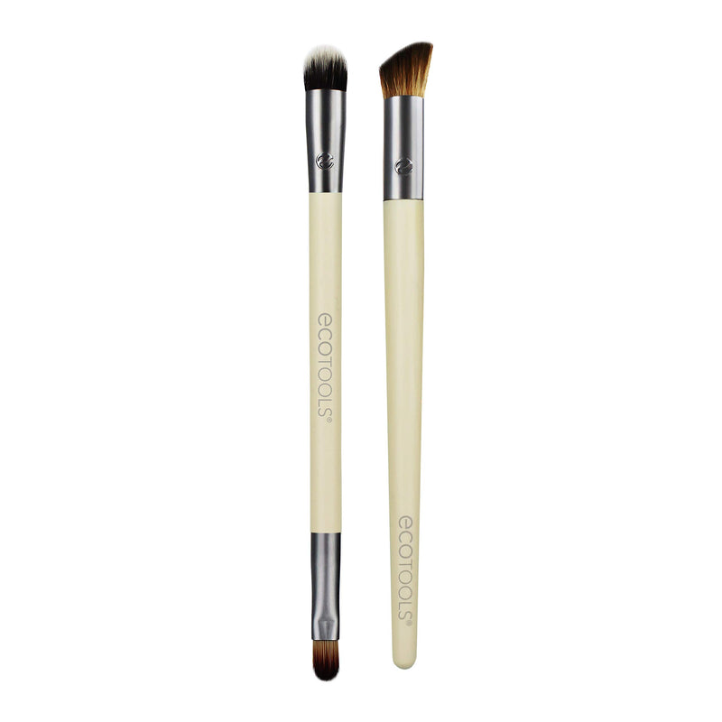 [Australia] - EcoTools Ultimate Concealer Makeup Brush Set, Cover & Blend Imperfections, 3 Brush Heads 