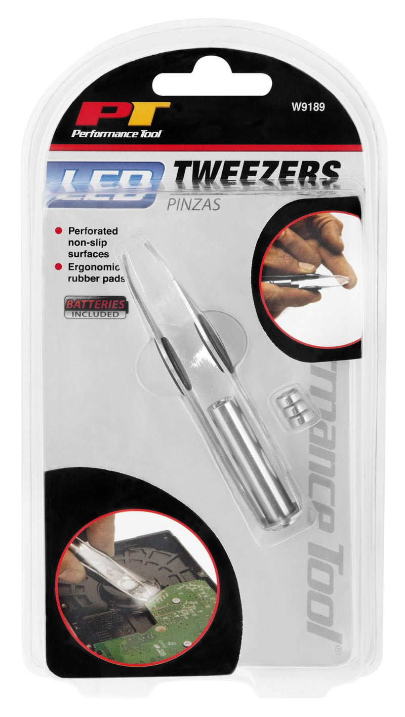 [Australia] - Performance Tool W9189 Tweezers With LED Light 