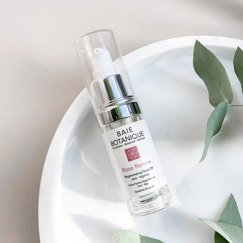 [Australia] - Anti-Ageing Facial Oil 15ml - Rose Absolute, Camelia, Borage, Evening Primrose, Abyssinian & Amla Oil - 100% Natural, 90% Organic 