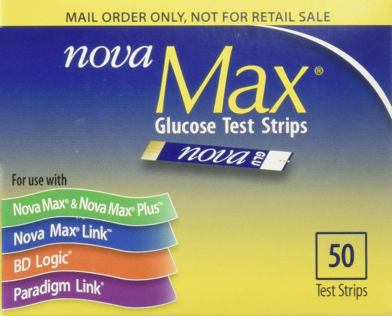 [Australia] - NovaMax Glucose Test Strips, Box of 50 Strips 
