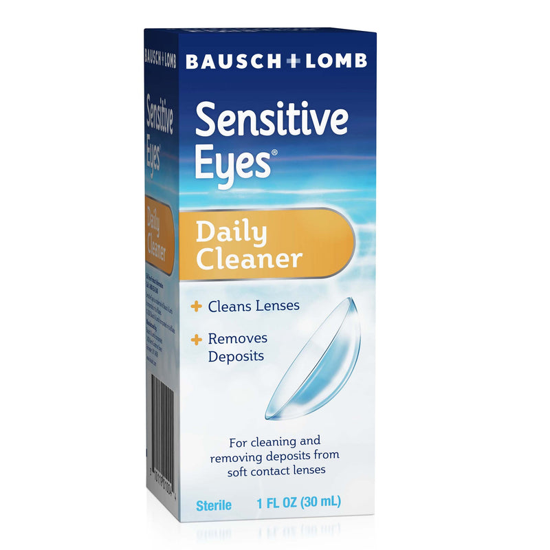 [Australia] - Contact Lens Solution by Bausch & Lomb, for Cleaning and Removing Deposits from Soft Contact Lenses, Daily Lens Cleaner, 1 Fl Oz 