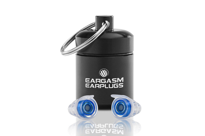 [Australia] - Eargasm High Fidelity Earplugs for Concerts Musicians Motorcycles Noise Sensitivity Conditions and More (Ear Plugs Come in Premium Gift Box Packaging) - Blue 